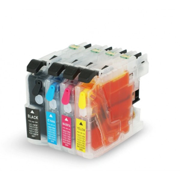 Muadil Brother Lc535 Lc539 Kolay Dolum Kartuş Seti Çipli - Muadil Brother Dcp-j100 Kartuş Dolu Çipli Muadil Brother Lc535 Lc539 Kolay Dolum Kartuş Seti Çipli - Muadil Brother Dcp-j100 Kartuş Dolu Çipli