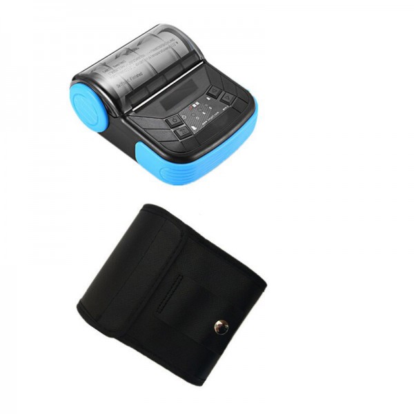 80mm Bluetooth Termal Mobil Yazıcı + kılıf - Makbuz adisyon için Termal Yazıcı