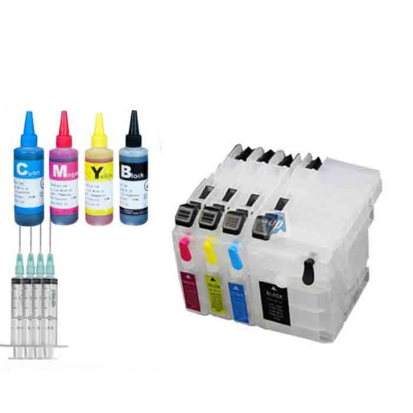 Brother Mfc J200 Dcp J100 Kartuş Ve Mürekkep Set - Brother LC539XL LC535XL Dolan Kartuş Brother Mfc J200 Dcp J100 Kartuş Ve Mürekkep Set - Brother LC539XL LC535XL Dolan Kartuş