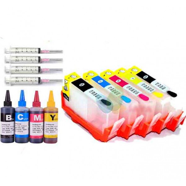 Hp 364 5li Muadil Kartuş Ve Dolum Seti Boş - Hp C5324 c5380 d5460 c6324 c6380 kartuş Hp 364 5li Muadil Kartuş Ve Dolum Seti Boş - Hp C5324 c5380 d5460 c6324 c6380 kartuş