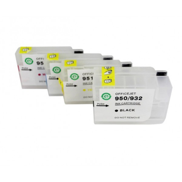 Hp 932 933 Muadil Kolay Dolum Kartuş Seti Boş - Muadil Hp 932 933 Kolay Dolum Kartuş seti