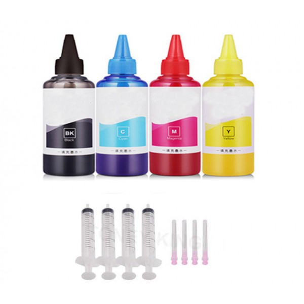 Canon Hp uyumlu Gıda Mürekkebi Resimli Pasta Yazıcısı için 4 renk - Muadil Canon Gıda Mürekkebi 100ml Set