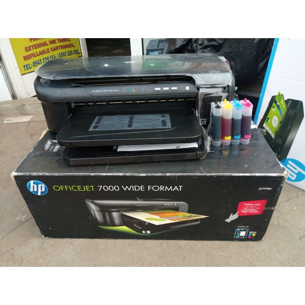 ikinci el Hp officejet 7000 A3 yazıcı renkli tanklı 3000 sayfa - Hp officejet 7000 A3 yazıcı tanklı ikinci el Hp officejet 7000 A3 yazıcı renkli tanklı 3000 sayfa - Hp officejet 7000 A3 yazıcı tanklı